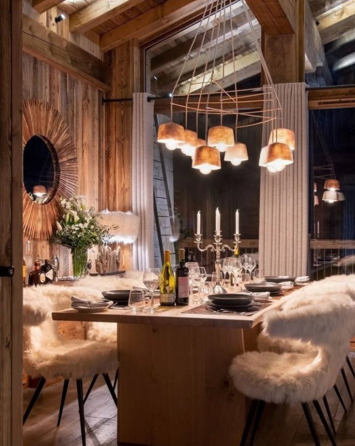 decoración del comedor