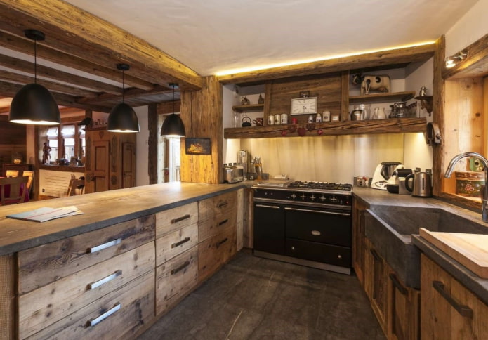 techo en la cocina