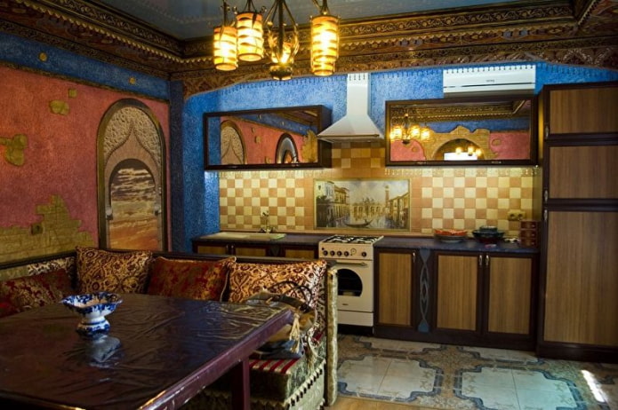 cocina de estilo oriental