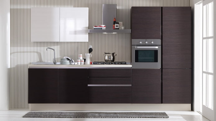 cocina wengué lisa