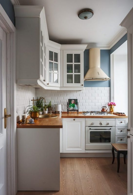 fachadas de cocina con cristal