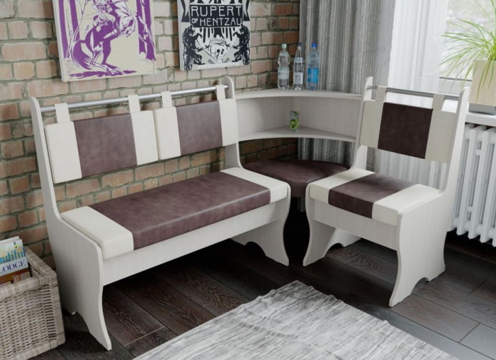 rincón de muebles con barra en la cocina