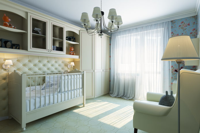 Diseño de habitación infantil en el interior de un apartamento de 70 metros cuadrados
