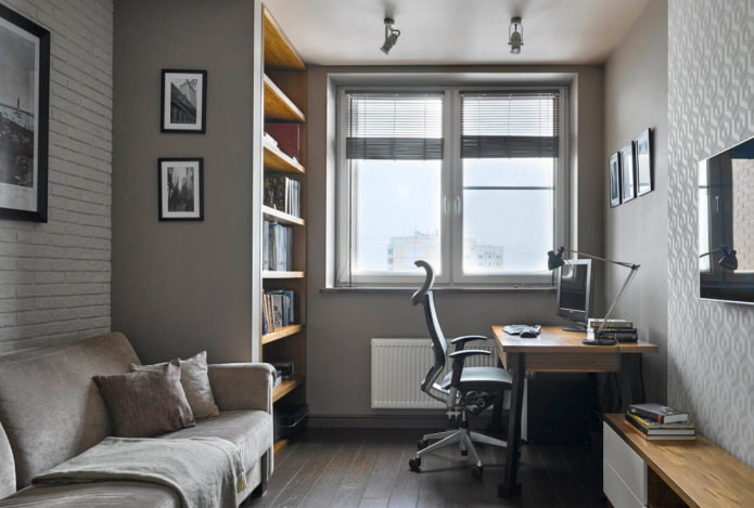 Interior de un apartamento de tres habitaciones de 70 metros cuadrados