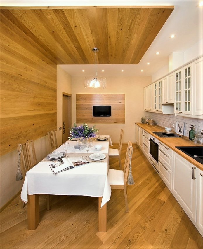 techo laminado, paredes y suelo
