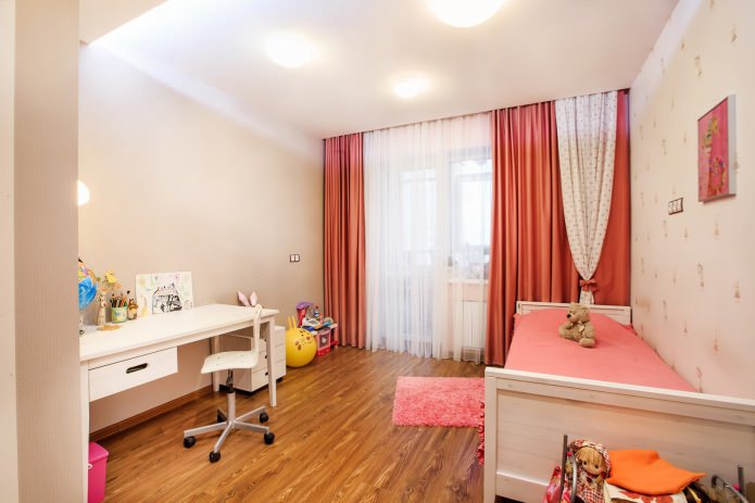 Laminado en el interior de la habitación infantil