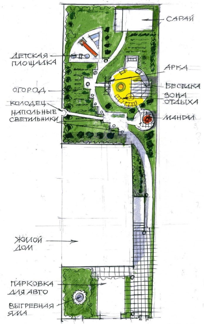 diseño de parcela 4 centésimas