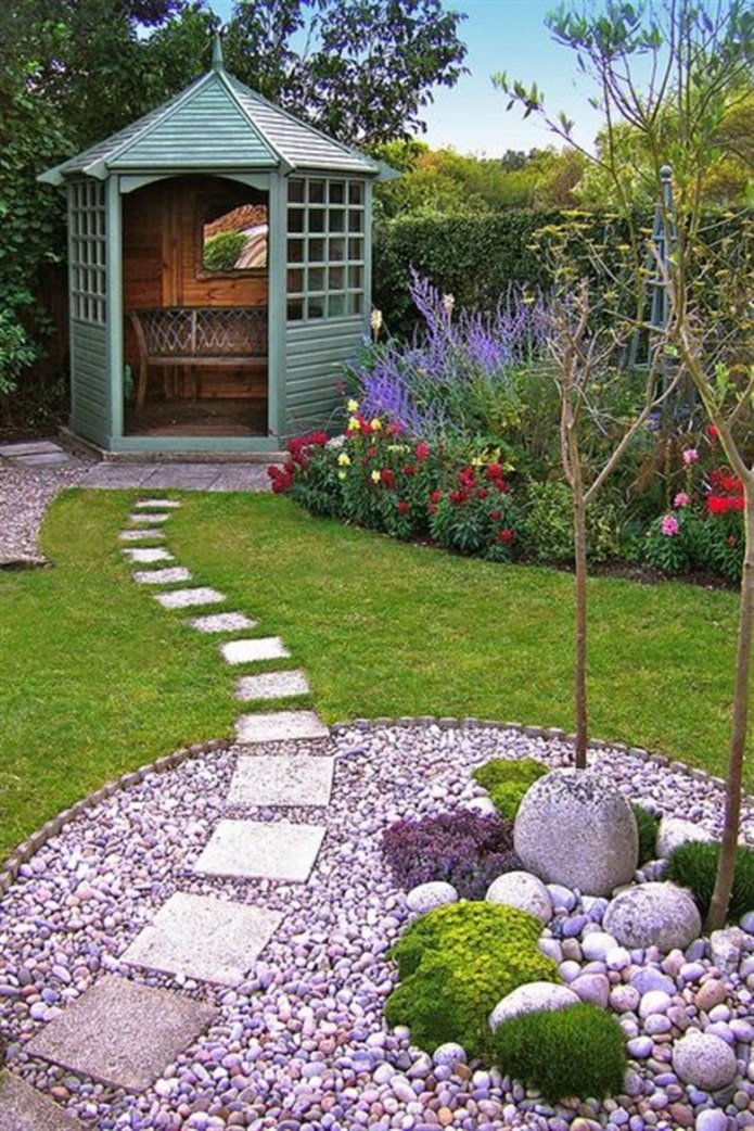 Hermoso diseño de jardín