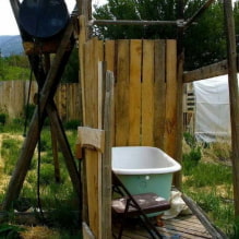 Ducha de verano en la dacha-1
