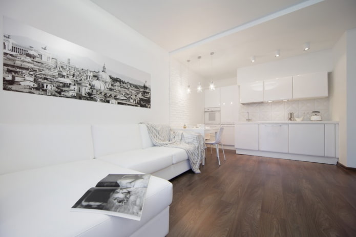 linóleo con imitación laminado en el interior