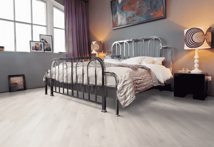 linóleo blanco con imitación laminado en el interior