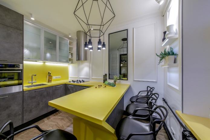 Lámpara de araña para cocina de estilo moderno