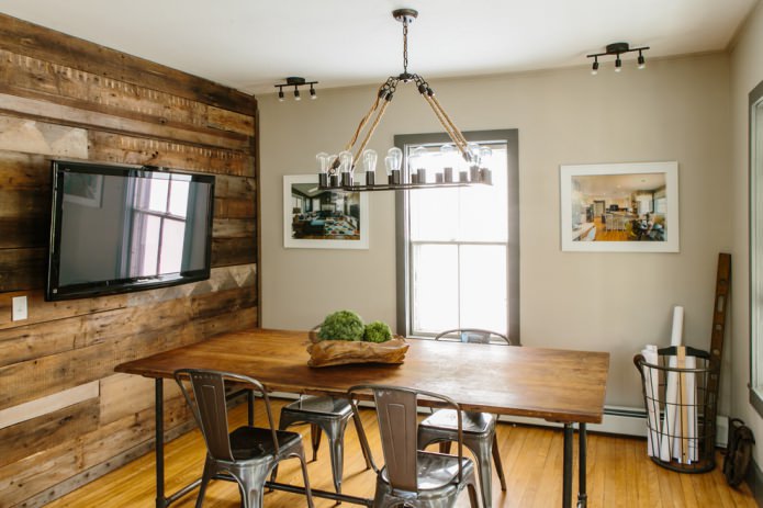 candelabro con bombillas estilo loft