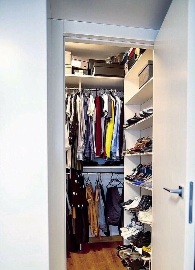 vestidor en la despensa