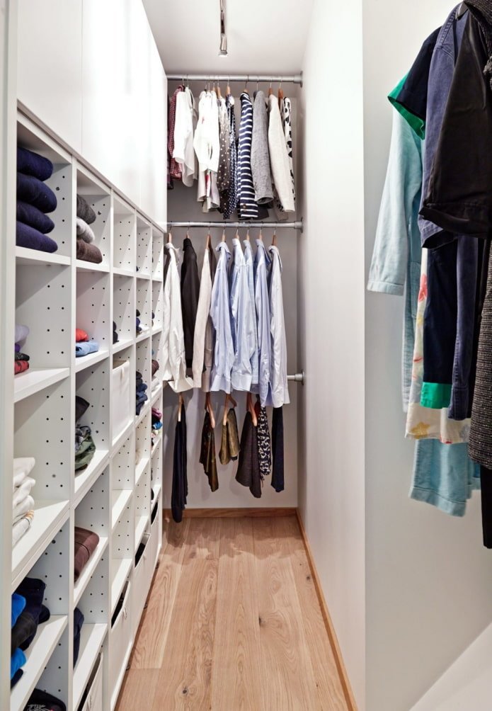 compartimentos del vestidor