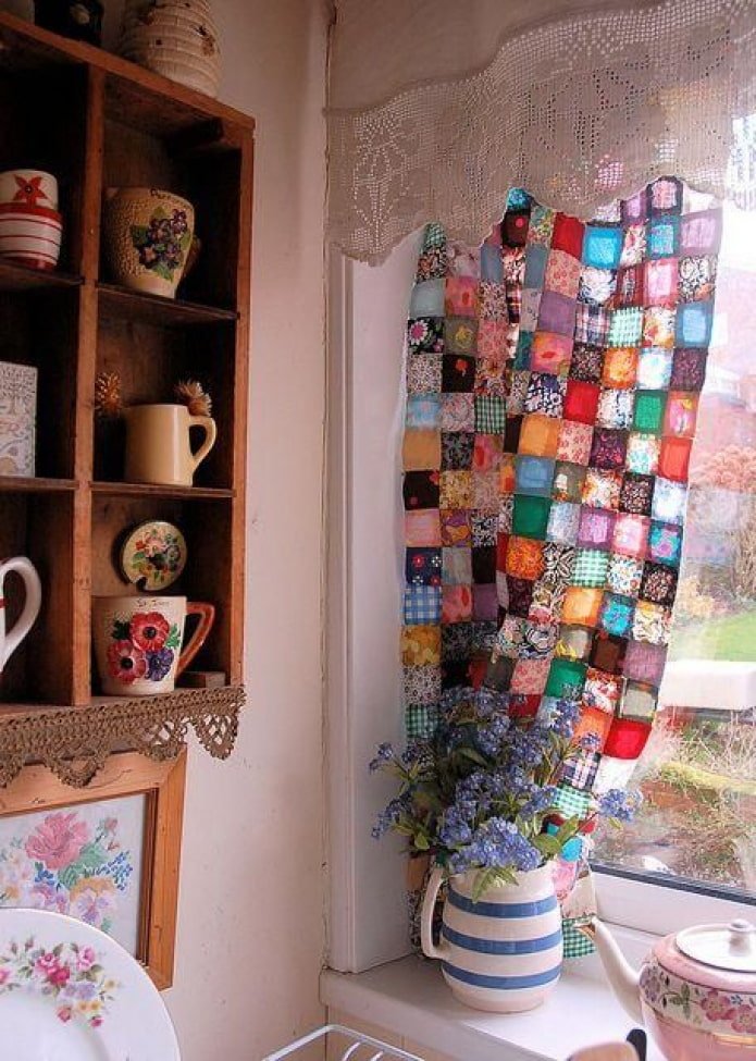 Patchwork curtains