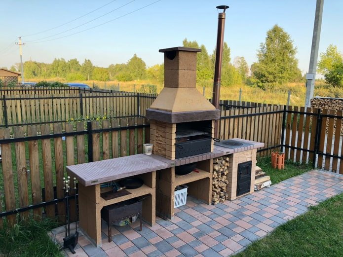 small complex with a heater