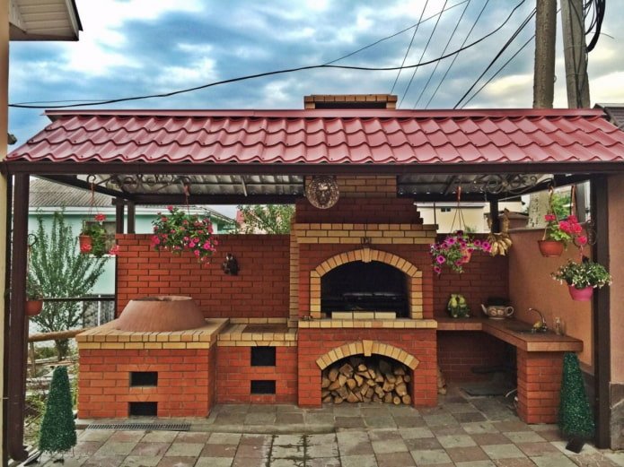 barbacoa de obra