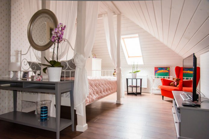 Habitación infantil en el ático