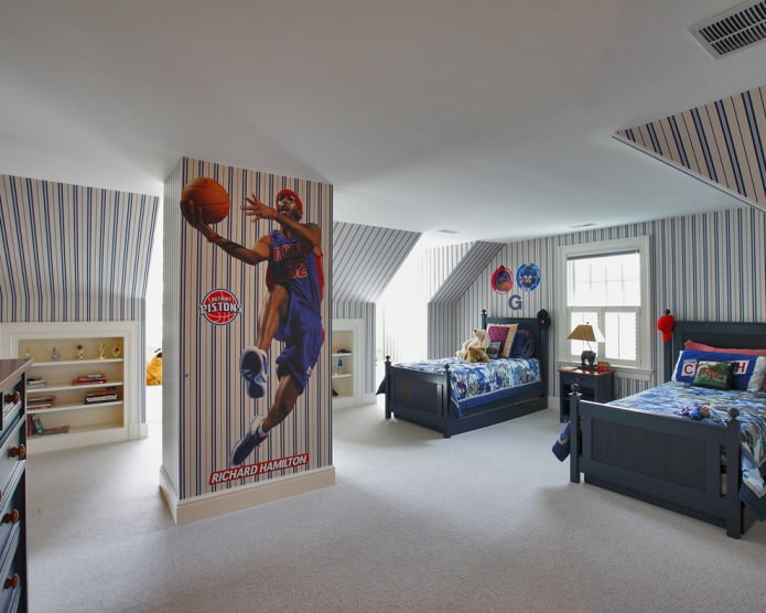 Habitación infantil para dos niños
