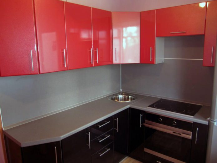Fachadas de cocina de MDF con revestimiento de PVC