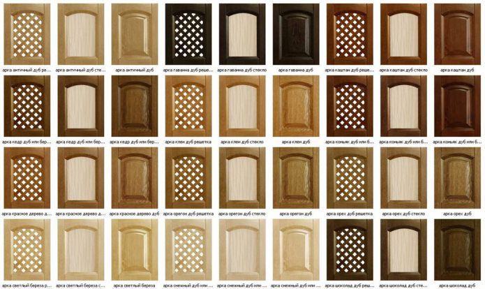 Fachadas de marco basadas en perfil de MDF