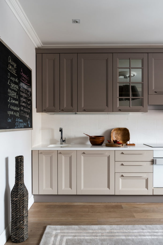 cocina mate bicolor