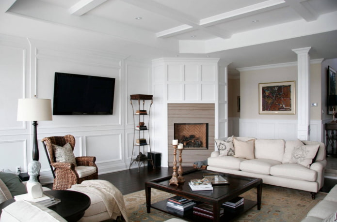 how to decor wall in a classic style