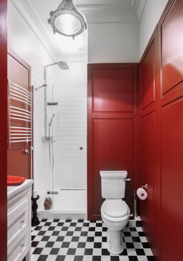 Paneles de MDF en el baño