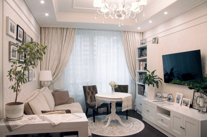 sala de estar de estilo clásico