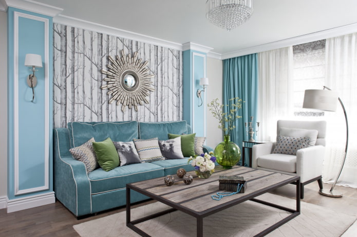 salón turquesa
