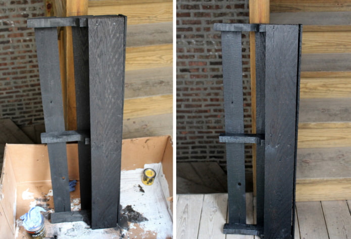 Estante pintado