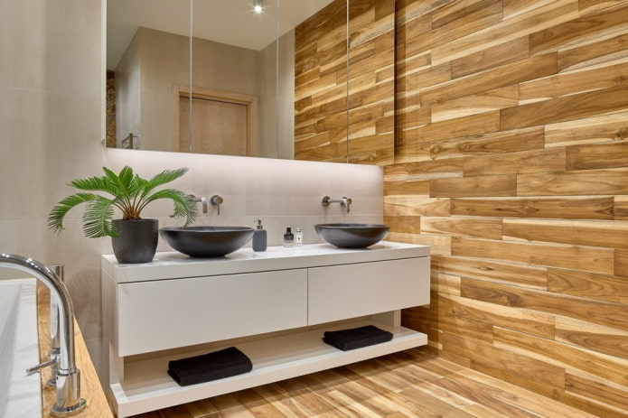 mueble para dos lavabos