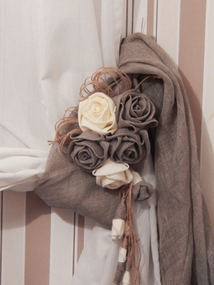 Alzapaños para cortinas DIY