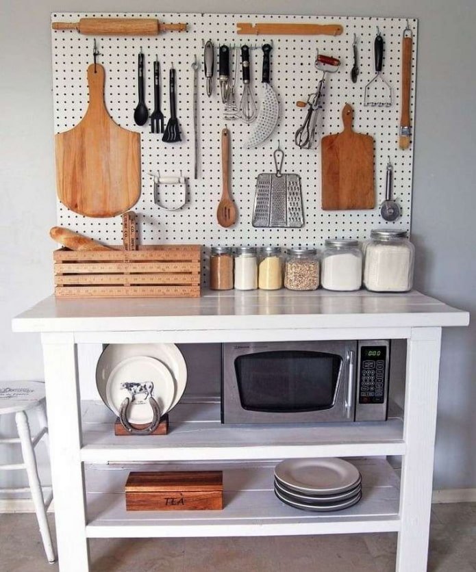 Escudo para la cocina