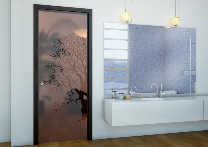 Puertas con vidrio tintado