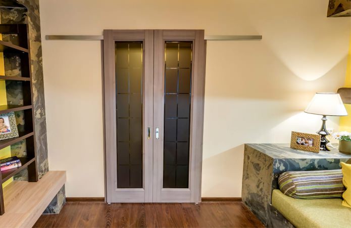 Puerta interior corredera en el interior