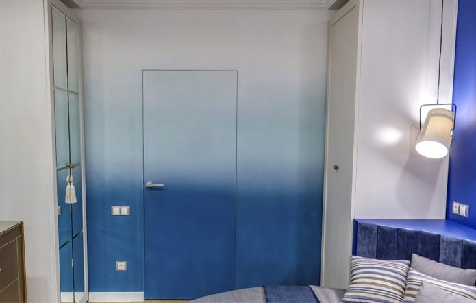 puerta interior con degradado en el interior