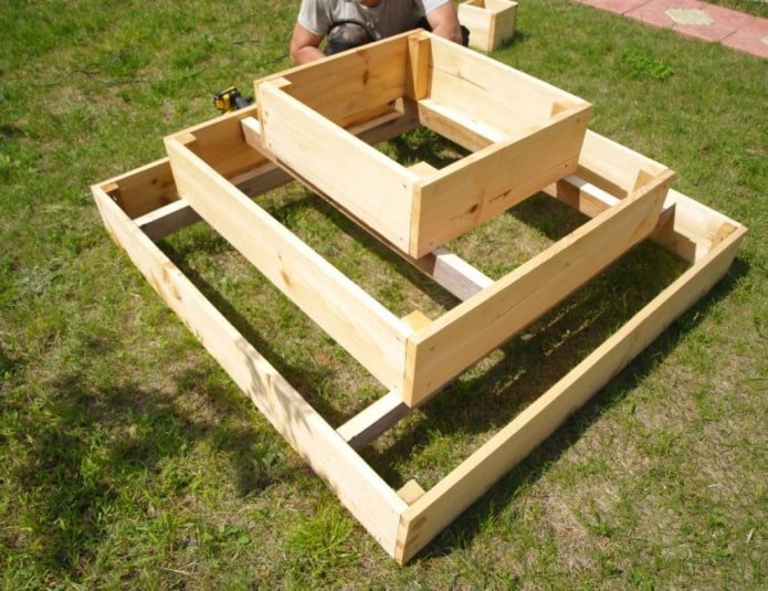 Arriate de madera DIY