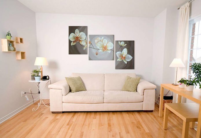 pintura modular moderna para el interior de la sala de estar