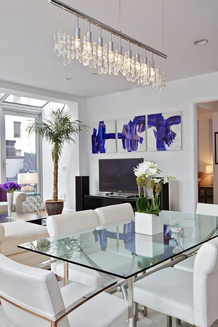 Cuadro modular moderno en el interior