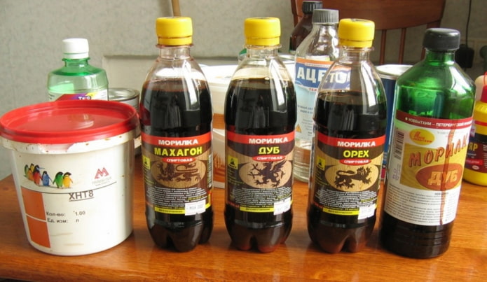 Manchas de alcohol