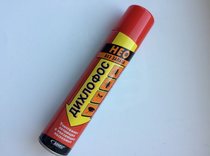 aerosol contra mosquitos en el apartamento