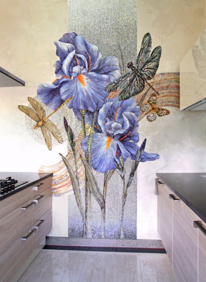 Imágenes de plantas en mosaico en el interior