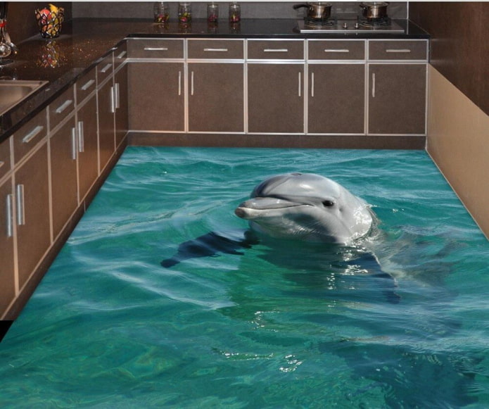 suelo autonivelante para la cocina