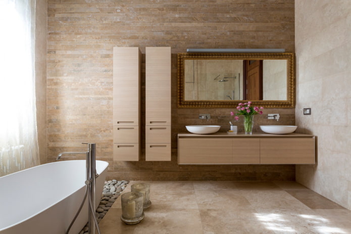 azulejos de suelo beige en el interior