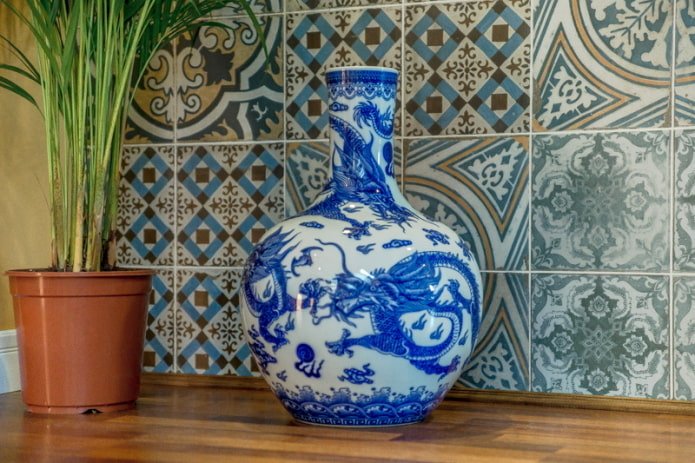 painted vase