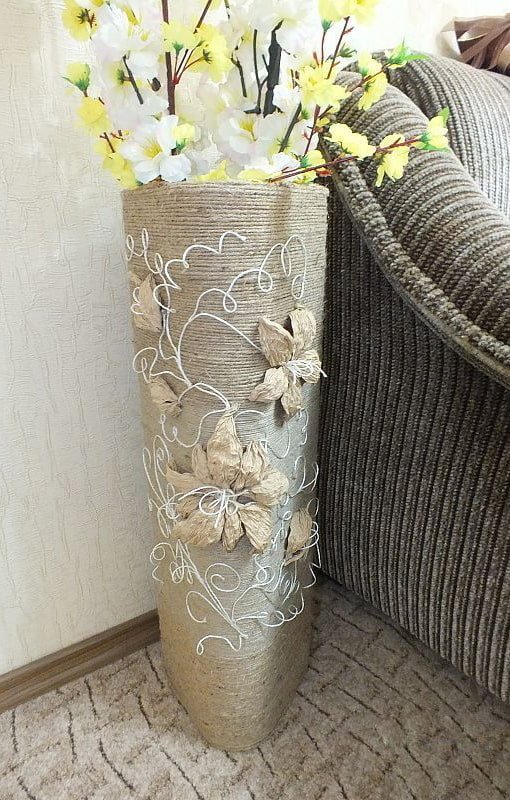 Decoración DIY para jarrones