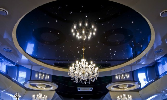 multi-level black and white structure