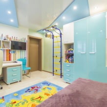 Techo tensado para habitación infantil: 60 mejores fotos e ideas-2
